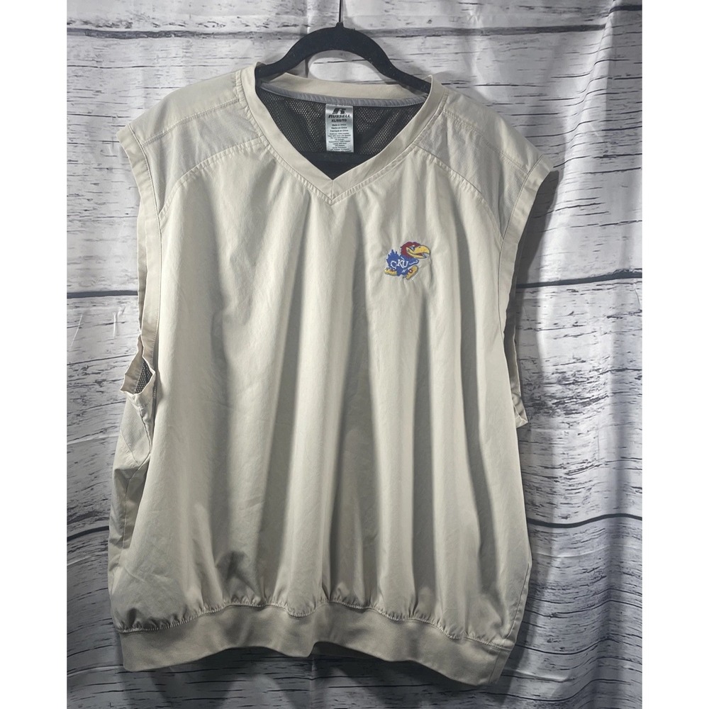 Russell Athletic Kansas University KU Jayhawks Pullover Sz XL Vtg